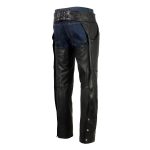 Milwaukee Leather USA MADE MLM5570 Men’s Black Enfold Classic Premium Leather Motorcycle Chaps with Jean Pockets - Image 8