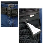 Milwaukee Leather USA MADE MLM5571 Men’s Black Rough Rider Premium Leather Motorcycle Chaps with Thermal Liner - Image 5
