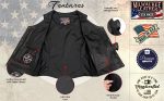 Milwaukee Leather USA MADE MLVSL5002 Women’s Black Kitten Leather Motorcycle Vest with Side Laces - Image 4
