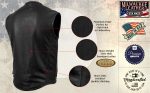 Milwaukee Leather USA MADE MLVSM5001 Men’s Black Steerhide Premium Leather Motorcycle Club Style Vest - Image 5