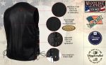 Milwaukee Leather USA MADE MLVSM5003 Men’s Black Gaucho Extra Long Back Premium Steerhide Motorcycle Leather Vest - Image 5