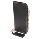 Milwaukee Leather MLW7806 Men’s 8″ Leather Long Bi-Fold Biker Wallet w/ Anti-Theft Stainless Steel Chain