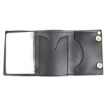 Milwaukee Leather MLW7834 Men’s 4″ Leather “Skeleton Teeth” Tri-Fold Wallet w/ Anti-Theft Stainless Steel Chain - Image 2