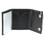 Milwaukee Leather MLW7837 Men’s 4″ Leather “Eagle w/ Flag” Tri-Fold Wallet w/ Anti-Theft Stainless Steel Chain - Image 8