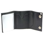 Milwaukee Leather MLW7838 Men’s 4″ Leather “Flaming Eagle” Tri-Fold Wallet w/ Anti-Theft Stainless Steel Chain - Image 8