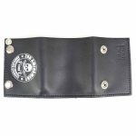 Milwaukee Leather MLW7839 Men’s 4″ Leather “2nd Amendment” Tri-Fold Wallet w/ Anti-Theft Stainless Steel Chain - Image 2