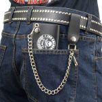 Milwaukee Leather MLW7839 Men’s 4″ Leather “2nd Amendment” Tri-Fold Wallet w/ Anti-Theft Stainless Steel Chain - Image 6