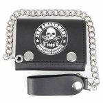 Milwaukee Leather MLW7839 Men’s 4″ Leather “2nd Amendment” Tri-Fold Wallet w/ Anti-Theft Stainless Steel Chain - Image 10