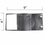 Milwaukee Leather MLW7840 Men’s 4″ Leather “Skeleton Finger” Tri-Fold Wallet w/ Anti-Theft Stainless Steel Chain - Image 16
