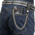 Milwaukee Leather MLW7840 Men’s 4″ Leather “Skeleton Finger” Tri-Fold Wallet w/ Anti-Theft Stainless Steel Chain - Image 17
