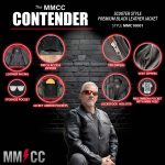 Milwaukee Motorcycle Clothing Co. Men’s Contender Scooter Style Black Premium Leather Jacket MMC10001 - Image 2