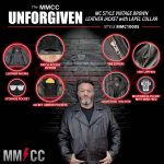 Milwaukee Motorcycle Clothing Co. Men’s Unforgiven MC Style Vintage Brown Leather Jacket w/ Lapel Collar MMC10005 - Image 2