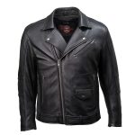 Milwaukee Motorcycle Clothing Co. Men’s Unforgiven MC Style Black Leather Jacket w/ Lapel Collar MMC10008 - Image 12