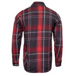 MMCC Scorpion Men’s Red Black White Plaid Flannel Shirt – 100% Cotton Long Sleeve Button-Up – MMC11601 - Image 14