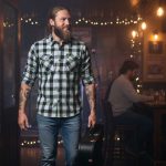 MMCC Radioactive Men’s Black Gray Green Plaid Flannel Shirt – 100% Cotton Long Sleeve Button-Up – MMC11602 - Image 5