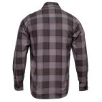 MMCC Men’s The Shadow Grey Red Plaid Flannel Shirt – 100% Cotton with Microfiber Wipe Panel – MMC11603 - Image 17