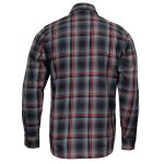 MMCC Men’s Eclipse Grey Black Red Plaid Flannel Shirt – 100% Cotton with Microfiber Wipe Panel -MMC11605 - Image 14