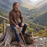 MMCC Men’s Brimstone Plaid Black Orange Tan Flannel Shirt – 100% Cotton with Microfiber Wipe Panel – MMC11608 - Image 7