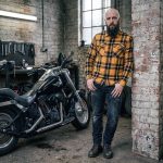 MMCC Deadbolt Men’s Mustard Black White Plaid Flannel Shirt – 100% Cotton with Microfiber Wipe Panel – MMC11620 - Image 6