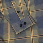 MMCC Garrison Men’s Olive Gray Black Plaid Flannel Shirt – 100% Cotton Long Sleeve Button-Up – MMC11621 - Image 12