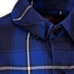 MMCC Blue Wire Men’s Navy Blue White Plaid Flannel Shirt – 100% Cotton Long Sleeve Button-Up – MMC11624 - Image 10