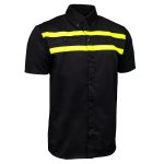 MMCC Men’s Petrol Classic Mechanic Button Up Shirt – Dual Chest Pockets – Microfiber Panel – Rider Ready – MMC16005 - Image 10