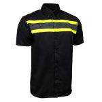 MMCC Men’s Petrol Classic Mechanic Button Up Shirt – Dual Chest Pockets – Microfiber Panel – Rider Ready – MMC16007 - Image 10