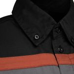 MMCC Men’s Petrol Classic Mechanic Button Up Shirt – Dual Chest Pockets – Microfiber Panel – Rider Ready – MMC16008 - Image 9