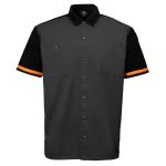 MMCC Men’s Pit Line Mechanic Button Up Shirt – Dual Chest Pockets – Microfiber Panel – Rider Ready – MMC16023 - Image 11