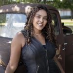 Milwaukee Motorcycle Clothing Co. Women’s Jenni Black Premium Leather V-Neck Side Lace Vest MMC40001 - Image 6