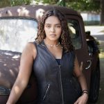Milwaukee Motorcycle Clothing Co. Women’s Jenni Black Premium Leather V-Neck Side Lace Vest MMC40001 - Image 9
