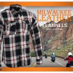 Milwaukee Leather MNG11625 Men’s Flannel Plaid Black and White with Red Long Sleeve Cotton Button Down Shirt - Image 4