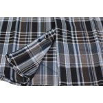 Milwaukee Leather MNG11626 Men’s Flannel Plaid Black and White with Blue Long Sleeve Cotton Button Down Shirt - Image 13