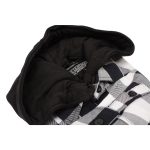 Milwaukee Leather MNG11629 Men’s Long Sleeve Flannel Black and White Cotton Button Down Shirt w/ Hoodie - Image 6