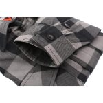 Milwaukee Leather Men’s Flannel Plaid Shirt Black and Grey Long Sleeve Cotton Button Down Shirt MNG11630 - Image 8