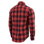 Milwaukee Leather Men’s Flannel Plaid Shirt Black and Red Long Sleeve Cotton Button Down Shirt MNG11631 - Image 5