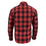 Milwaukee Leather Men’s Flannel Plaid Shirt Black and Red Long Sleeve Cotton Button Down Shirt MNG11631 - Image 2