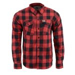 Milwaukee Leather Men’s Flannel Plaid Shirt Black and Red Long Sleeve Cotton Button Down Shirt MNG11631 - Image 4
