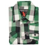 Milwaukee Leather MNG11636 Men’s Flannel Plaid Shirt Green and White Long Sleeve Cotton Button Down Shirt - Image 10