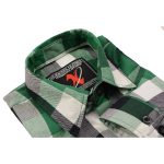 Milwaukee Leather MNG11636 Men’s Flannel Plaid Shirt Green and White Long Sleeve Cotton Button Down Shirt - Image 11