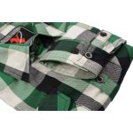 Milwaukee Leather MNG11636 Men’s Flannel Plaid Shirt Green and White Long Sleeve Cotton Button Down Shirt - Image 12