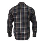 Milwaukee Leather MNG11637 Men’s Black, Purple, Grey and Red Long Sleeve Cotton Flannel Shirt - Image 2