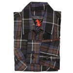 Milwaukee Leather MNG11637 Men’s Black, Purple, Grey and Red Long Sleeve Cotton Flannel Shirt - Image 7