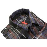 Milwaukee Leather MNG11637 Men’s Black, Purple, Grey and Red Long Sleeve Cotton Flannel Shirt - Image 8