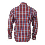 Milwaukee Leather MNG11638 Men’s Red and Blue with White Long Sleeve Cotton Flannel Shirt - Image 9