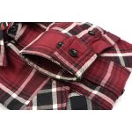 Milwaukee Leather MNG11640 Men’s Flannel Plaid Shirt Maroon Black and White Long Sleeve Cotton Button Down Shirt - Image 8