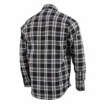 Milwaukee Leather MNG11646 Men’s Flannel Plaid Shirt Black and White Long Sleeve Cotton Button Down Shirt - Image 15