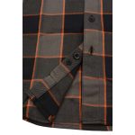 Milwaukee Leather MNG11648 Men’s Grey with Brown and Orange Long Sleeve Cotton Flannel Shirt - Image 13