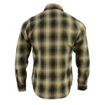 Milwaukee Leather MNG11649 Men’s Grey with Black Long Sleeve Cotton Flannel Shirt - Image 2