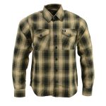 Milwaukee Leather MNG11649 Men’s Grey with Black Long Sleeve Cotton Flannel Shirt - Image 6